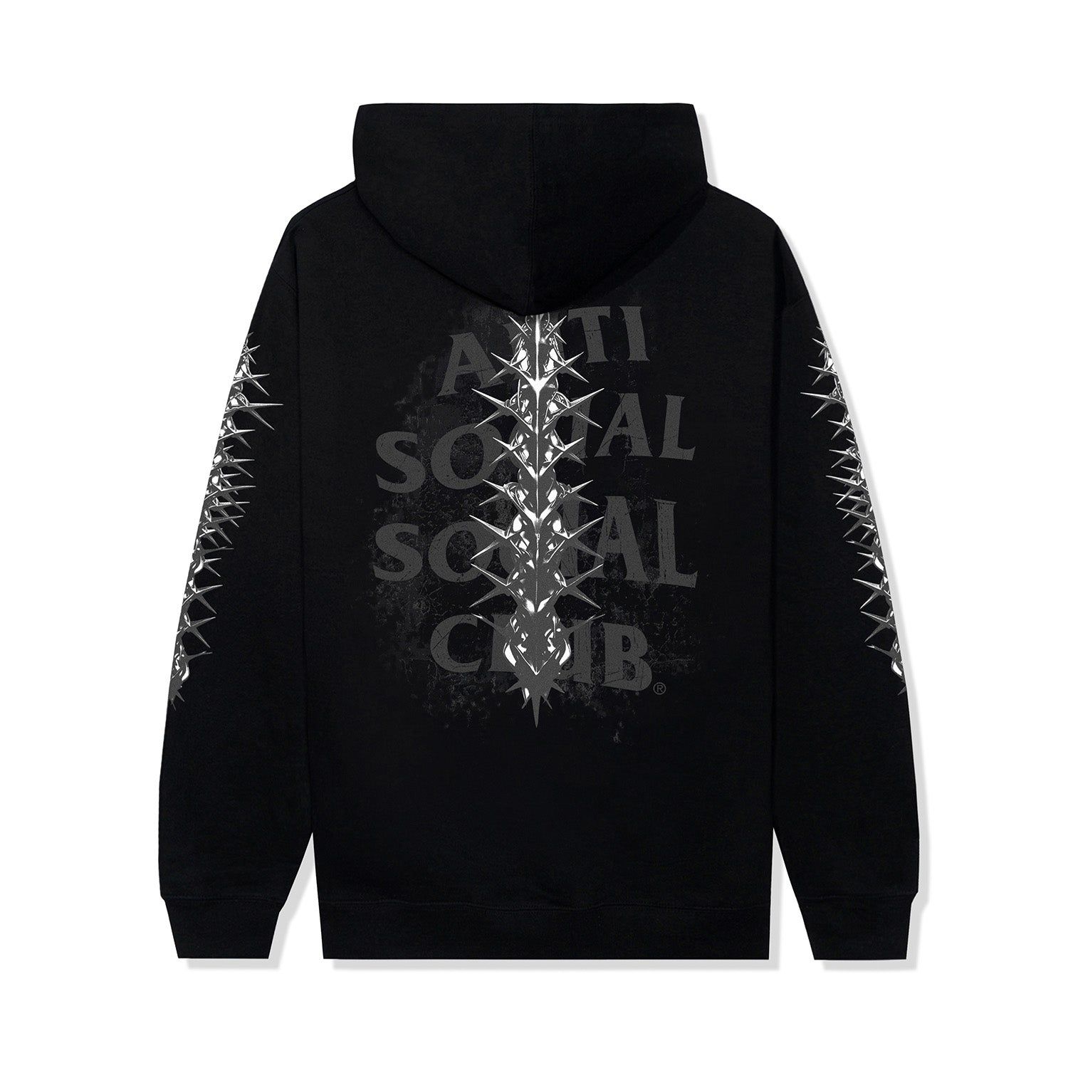 Anguish Pullover Hoodie - Black sold by Anti Social Social Club