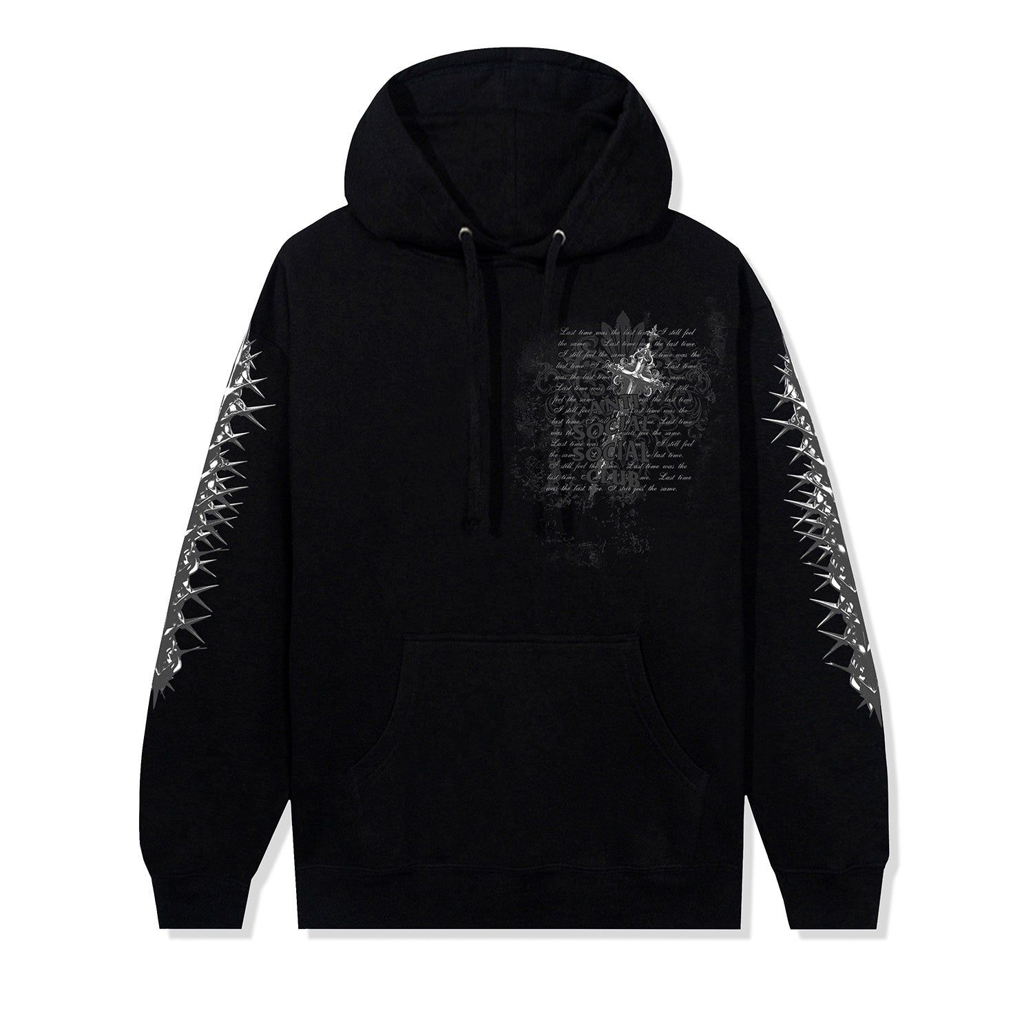 Anguish Pullover Hoodie - Black sold by Anti Social Social Club product image thumbnail 2