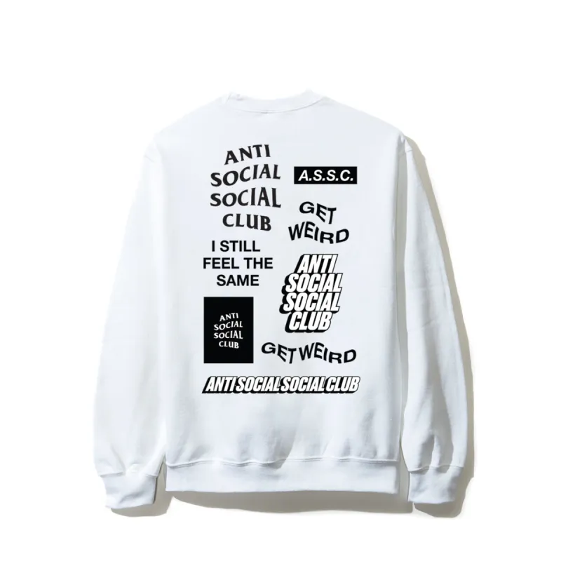 Bukake White Long Sleeve Tee sold by Anti Social Social Club