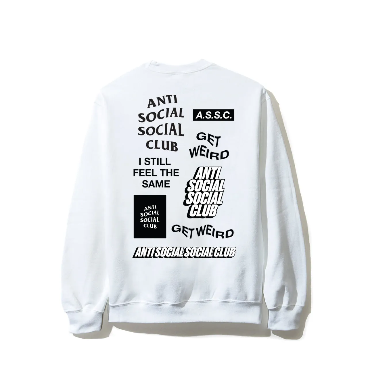 Bukake White Long Sleeve Tee sold by Anti Social Social Club