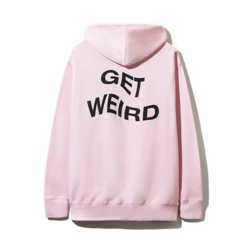 Get Weird Pink Hoodie made by Anti Social Social Club