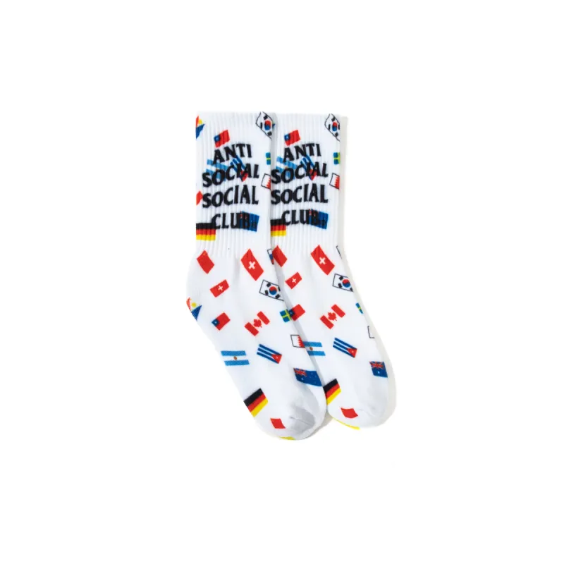 Business White Socks sold by Anti Social Social Club