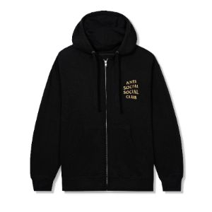 Mind Games Zip-Up Hoodie - Black sold by Anti Social Social Club