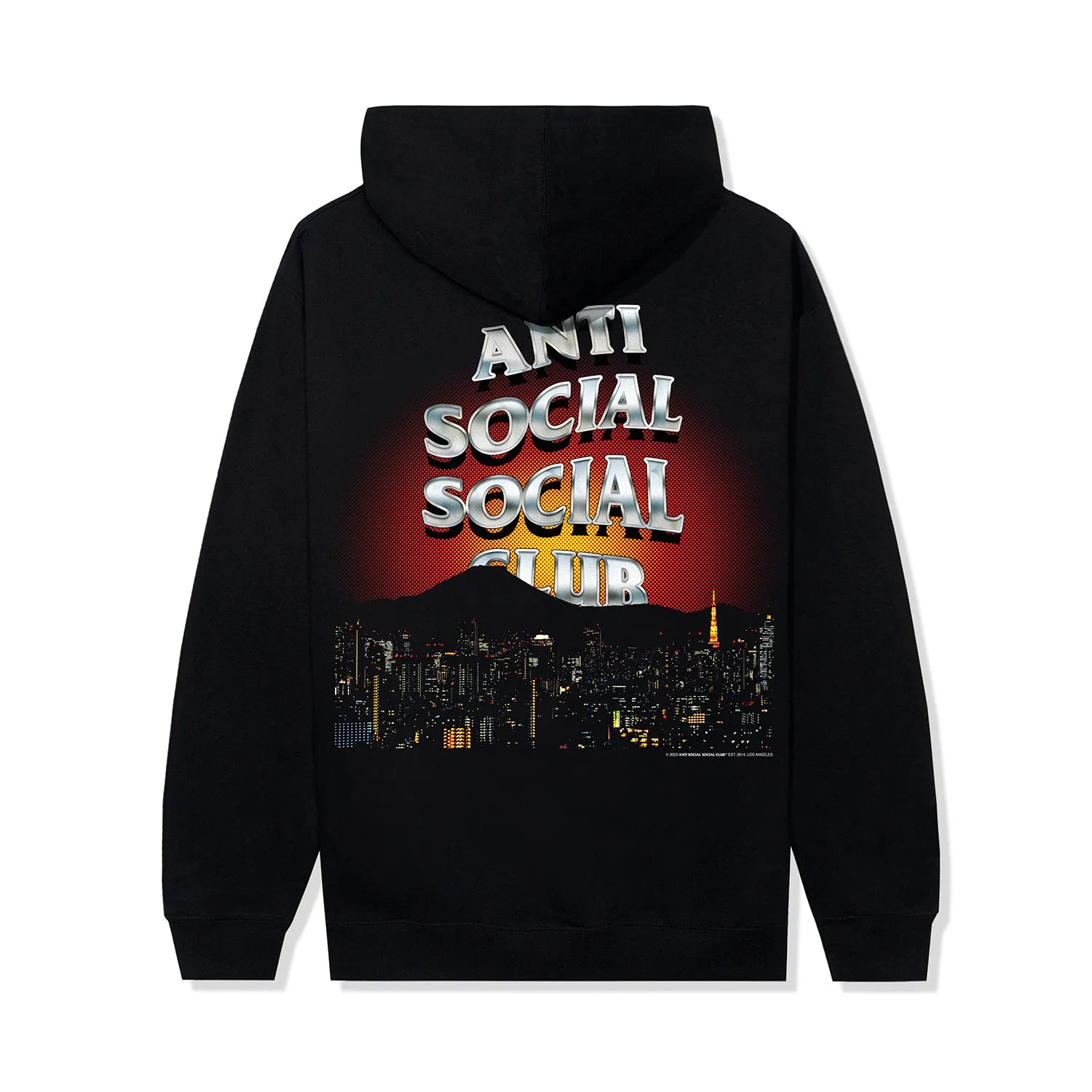 Rising Sun Hoodie - Black sold by Anti Social Social Club