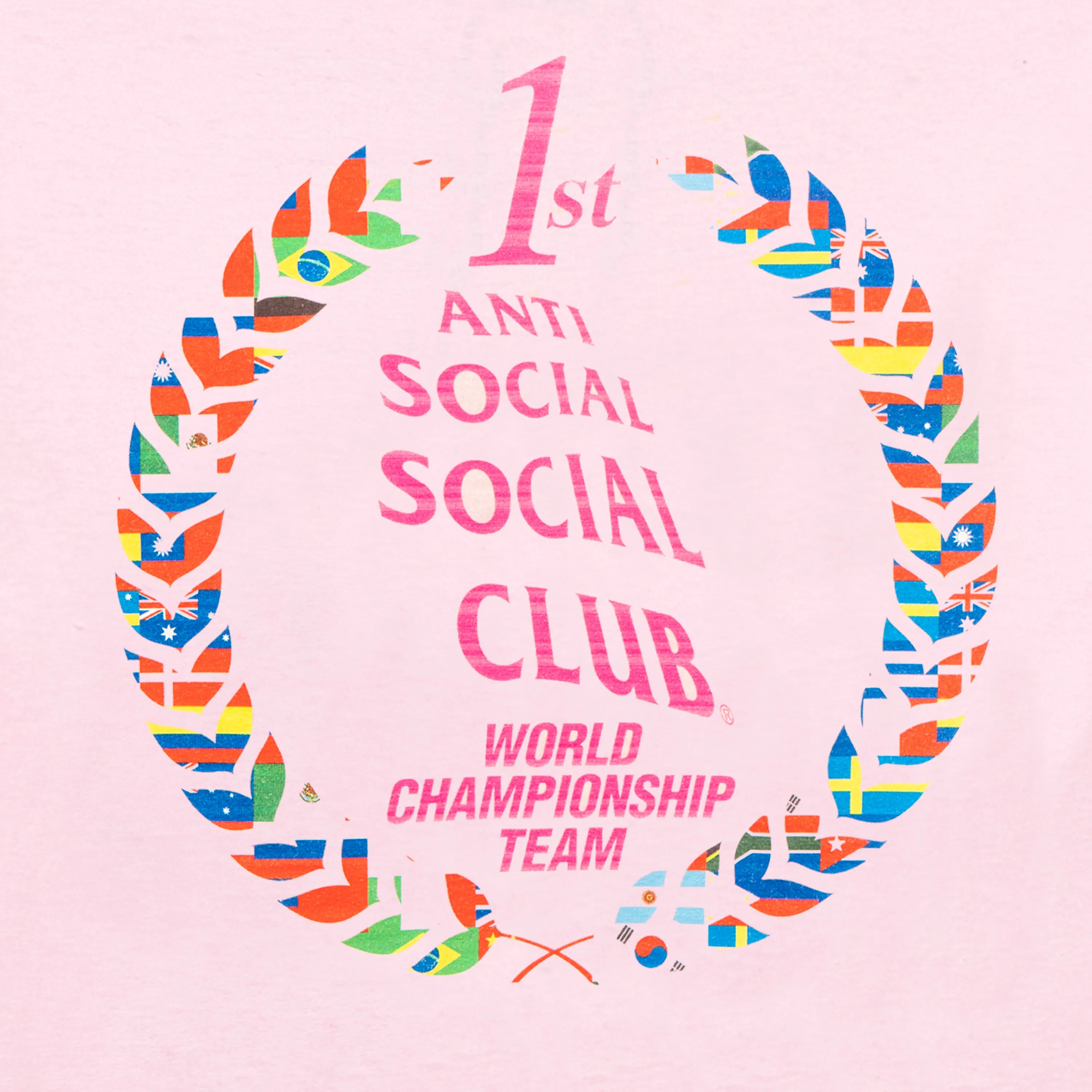 Suzuka Pink Tee sold by Anti Social Social Club product image thumbnail 3