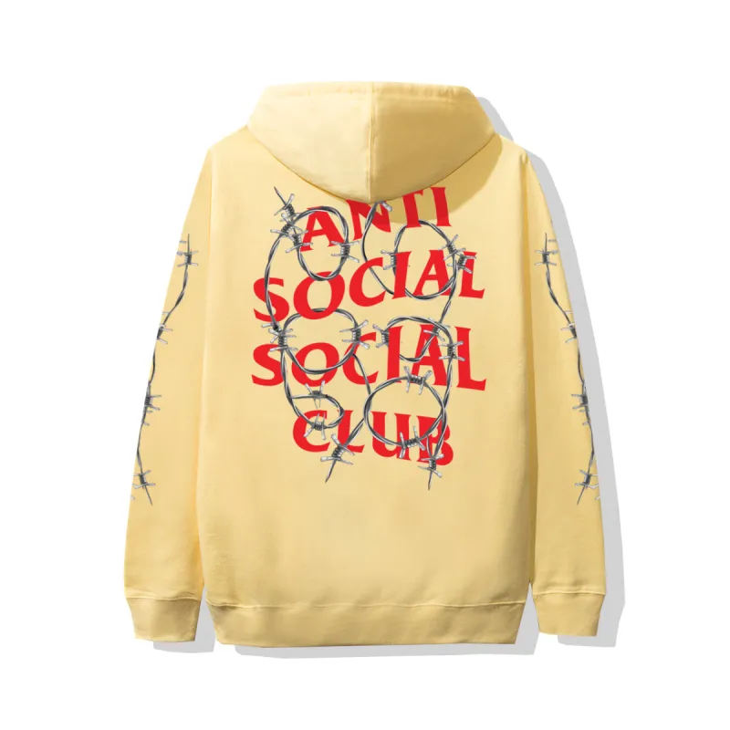 Barbara Yellow Hoodie sold by Anti Social Social Club