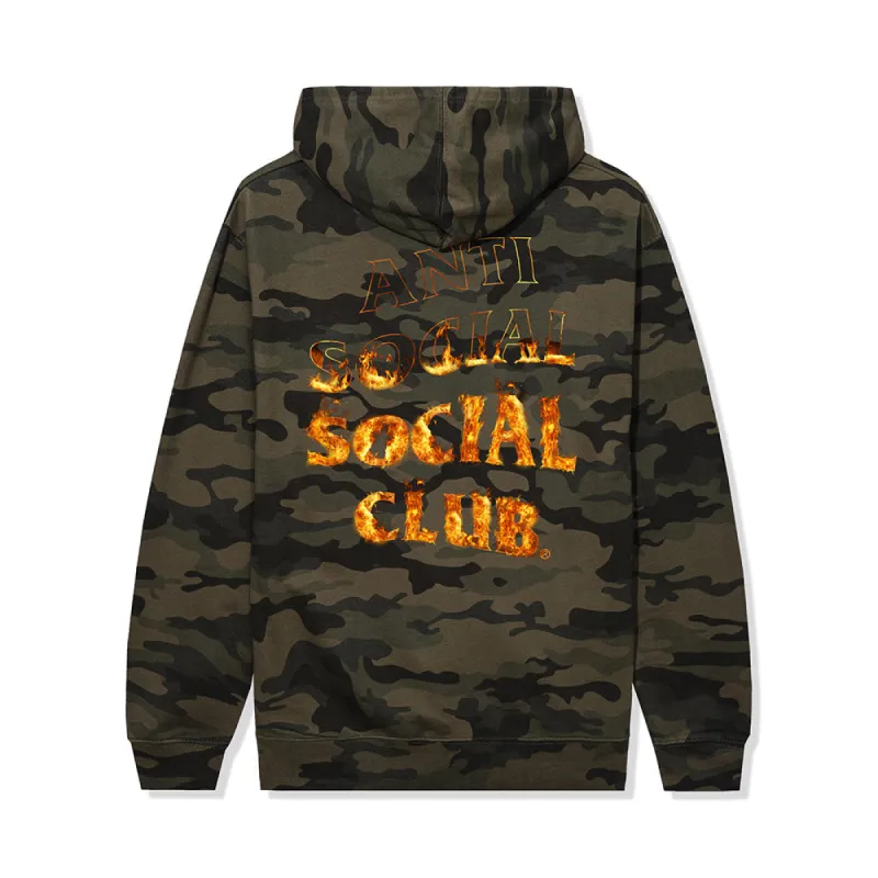A Fire Inside Hoodie - Camo sold by Anti Social Social Club