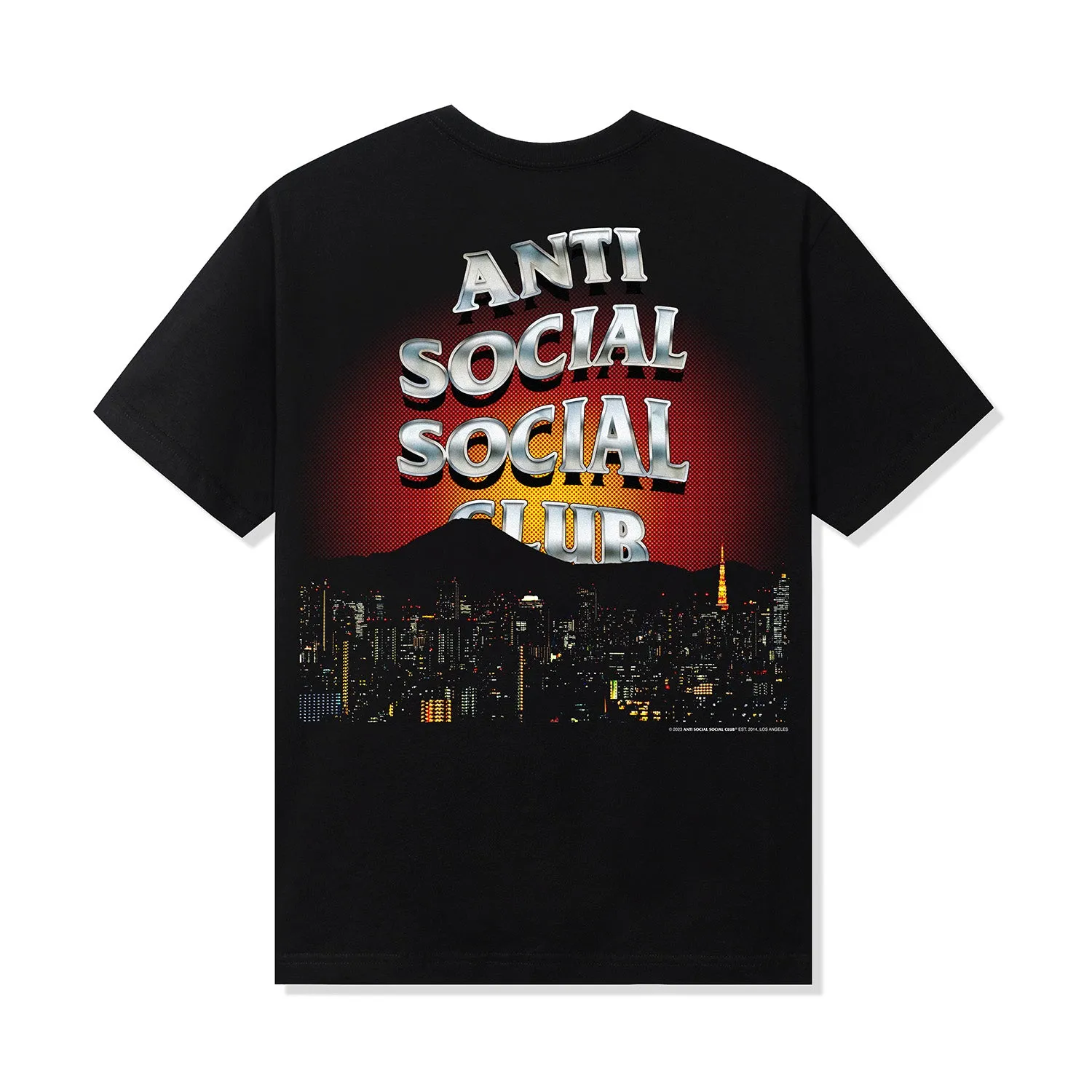 Rising Sun Tee - Black sold by Anti Social Social Club