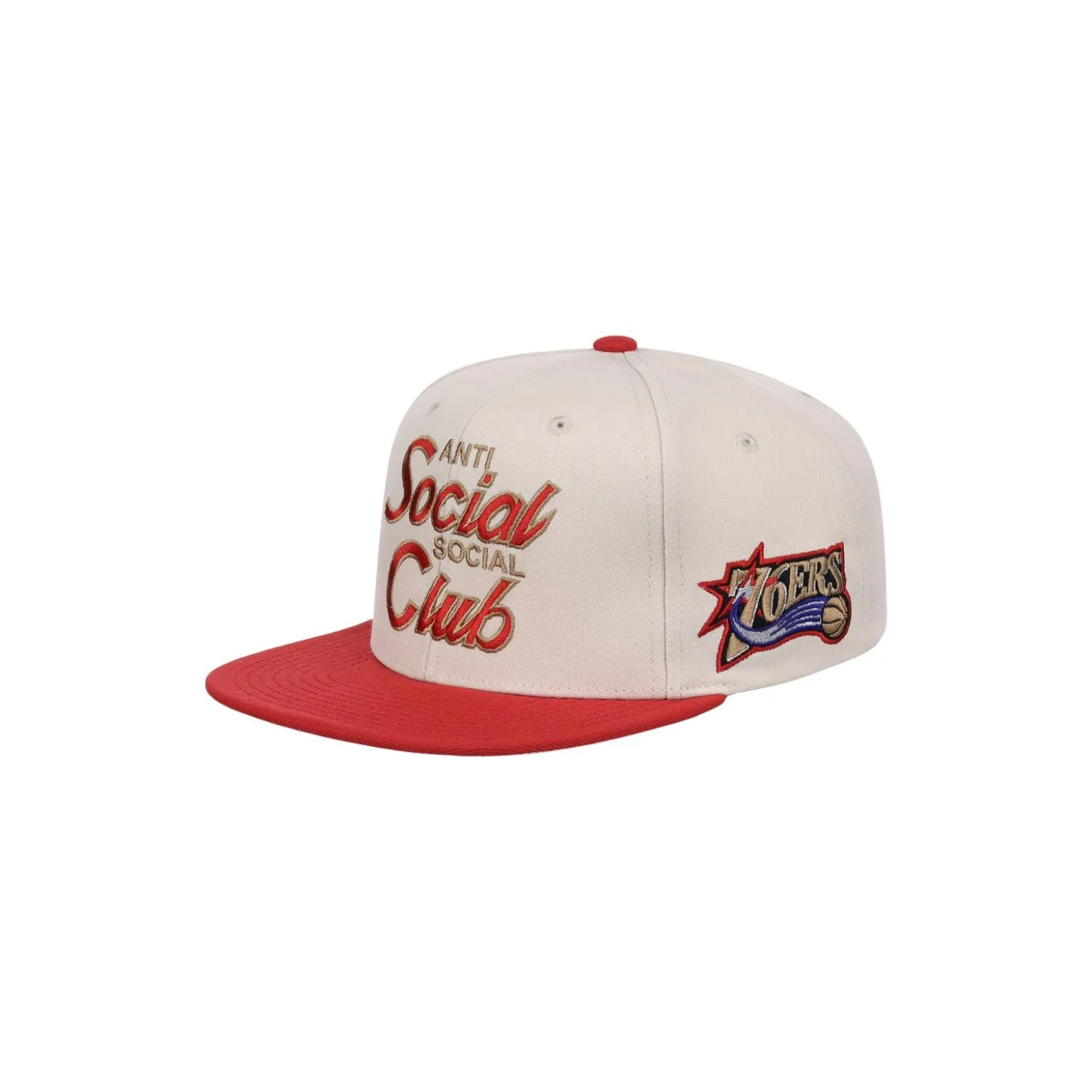 ASSC x Mitchell & Ness Philadelphia 76ers NBA Snapback sold by Anti Social Social Club product image thumbnail 2