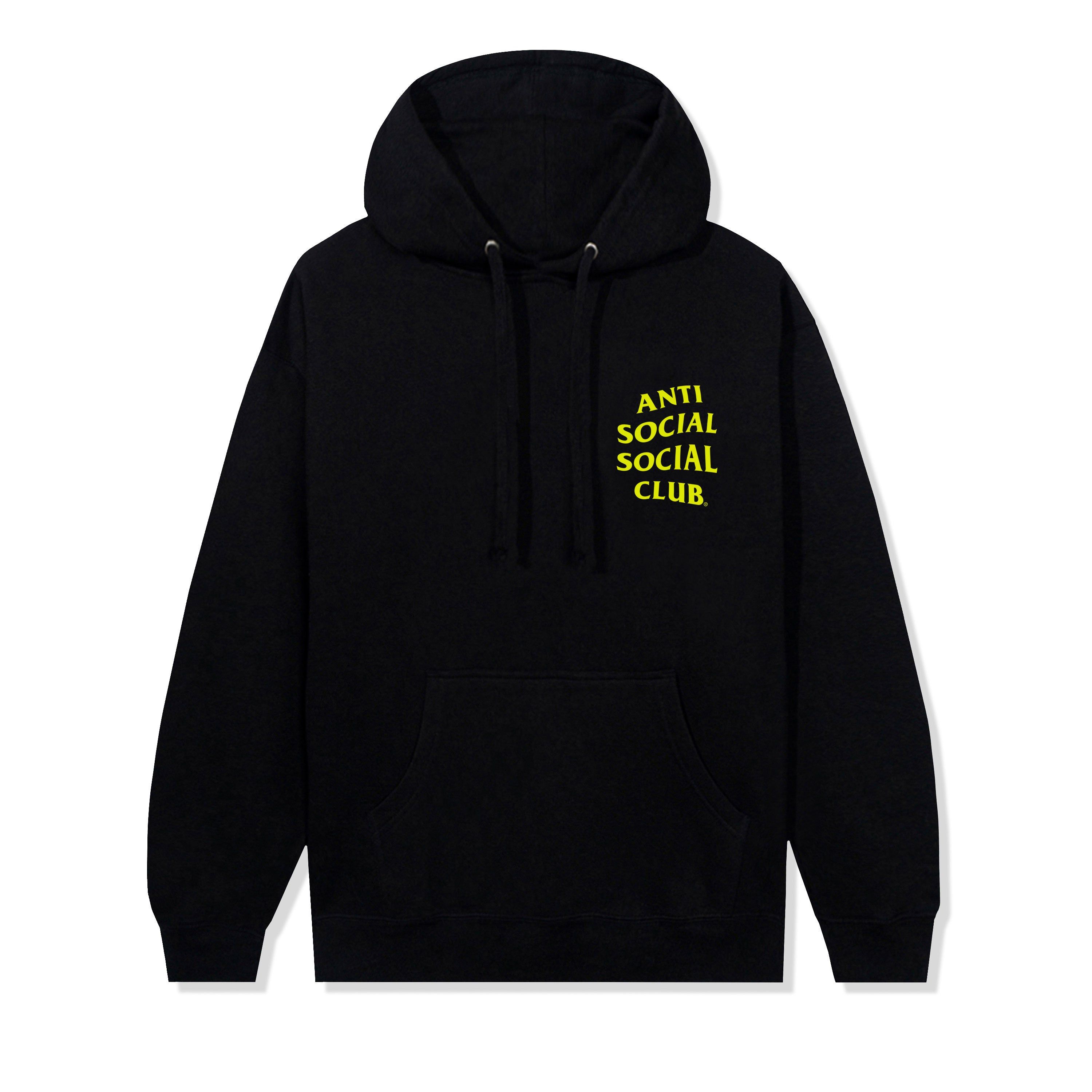 Yellow Banded Hoodie - Black sold by Anti Social Social Club product image thumbnail 2