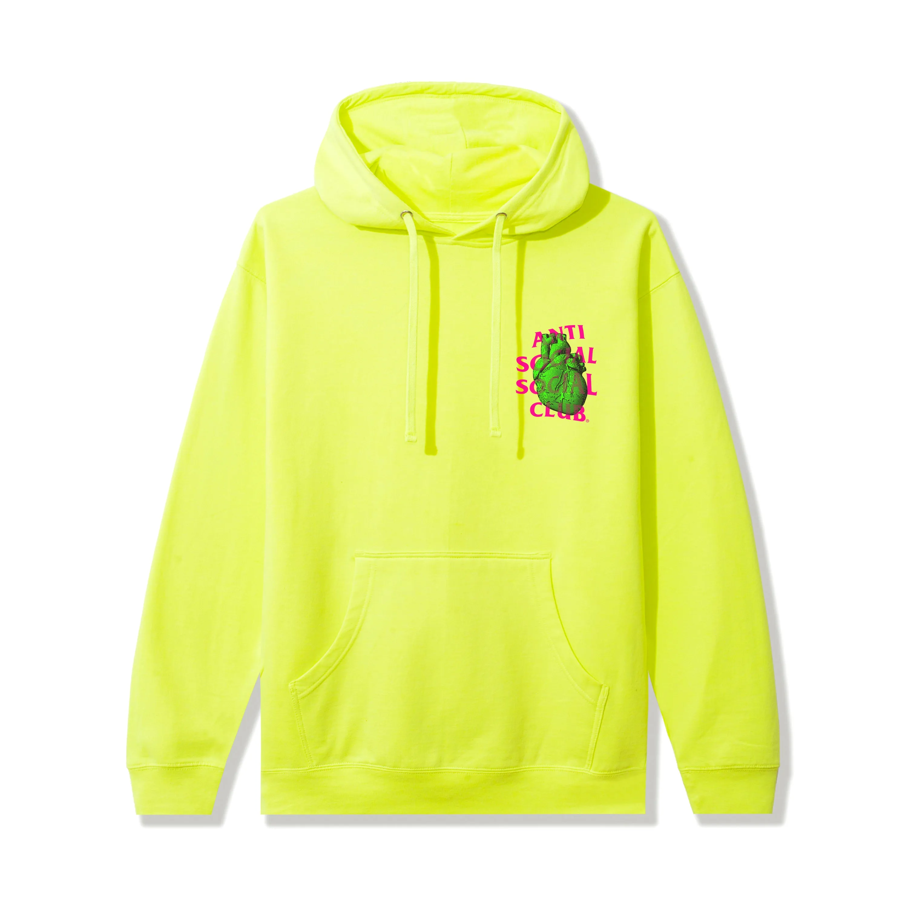 Pulse Check Safety Yellow Hoodie sold by Anti Social Social Club product image thumbnail 2