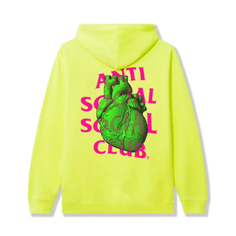 Pulse Check Safety Yellow Hoodie sold by Anti Social Social Club