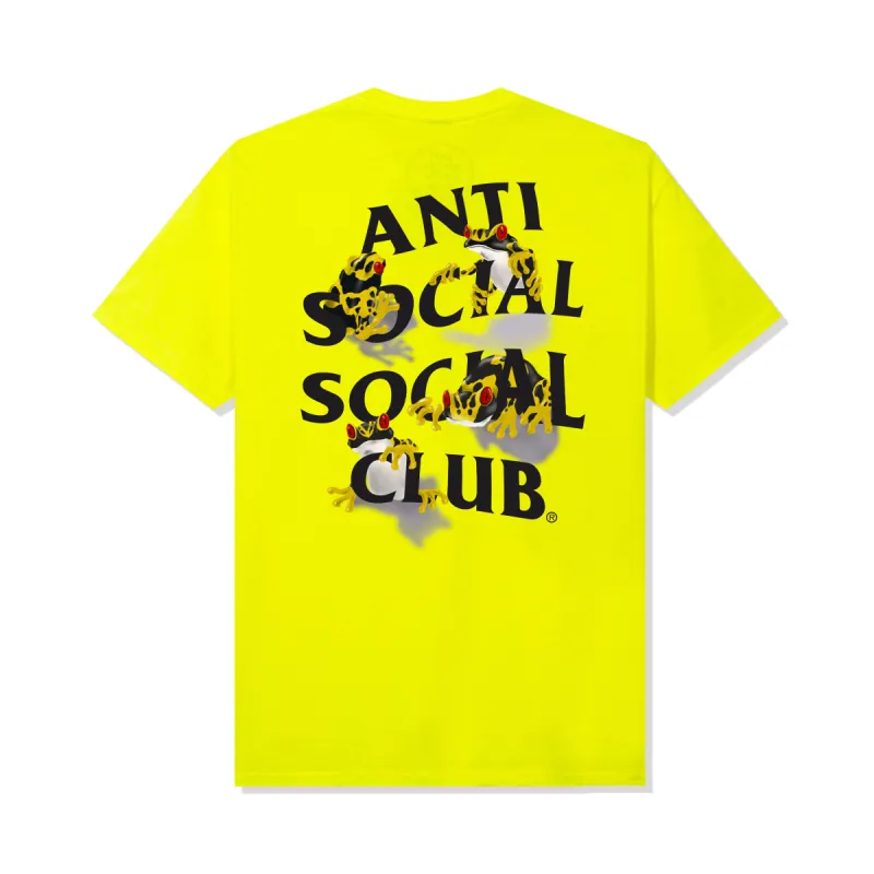 Yellow Banded Tee - Safety Yellow made by Anti Social Social Club