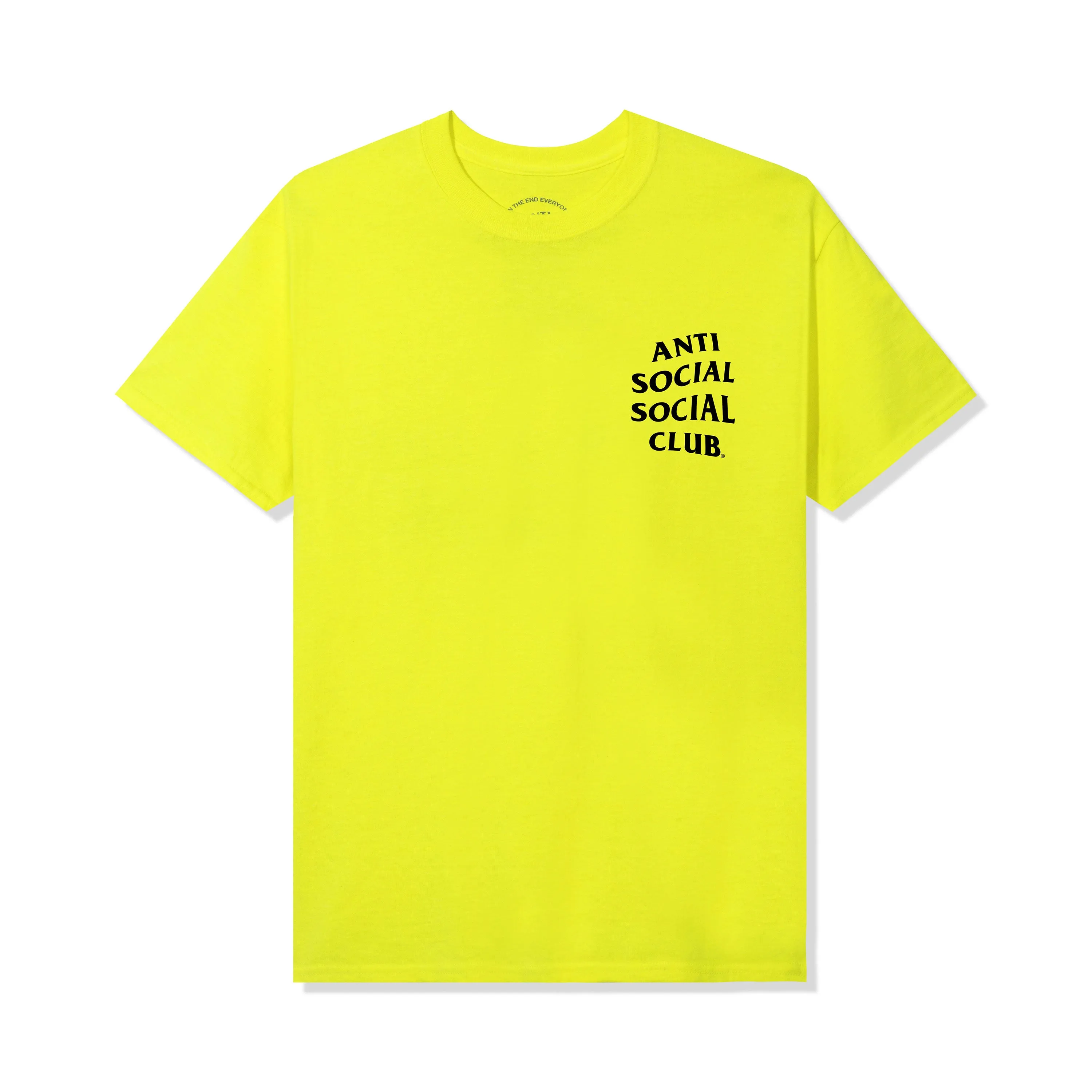 Yellow Banded Tee - Safety Yellow sold by Anti Social Social Club product image thumbnail 2
