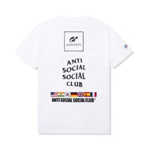 ASSC x Gran Turismo Flag Tee - White sold by Anti Social Social Club