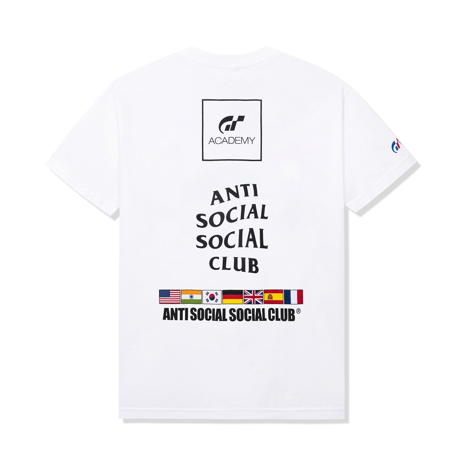 ASSC x Gran Turismo Flag Tee - White sold by Anti Social Social Club