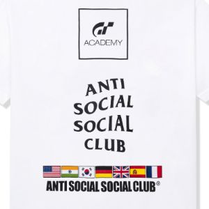 ASSC x Gran Turismo Flag Tee - White sold by Anti Social Social Club