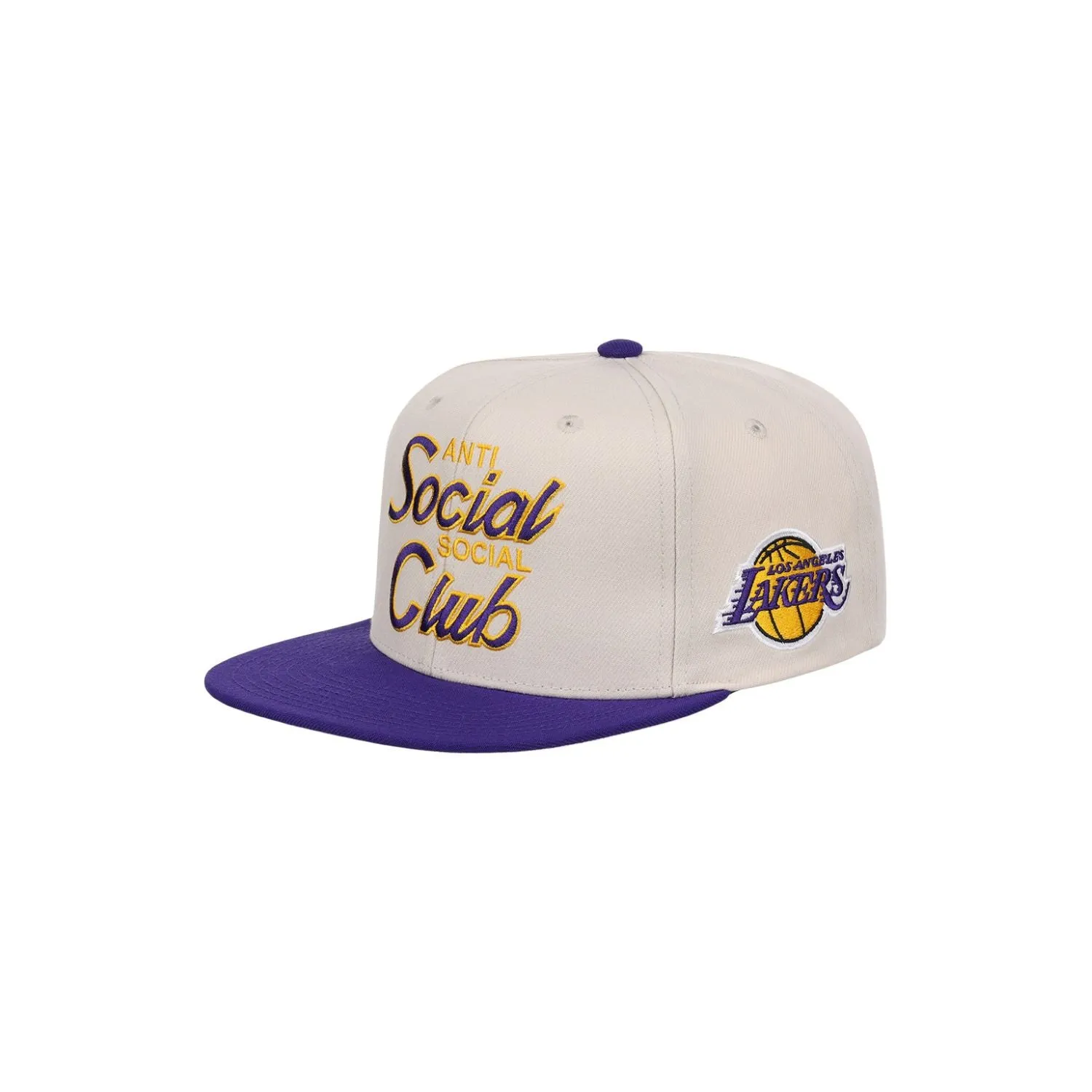 ASSC x Mitchell & Ness Los Angeles Lakers NBA Snapback sold by Anti Social Social Club product image thumbnail 2