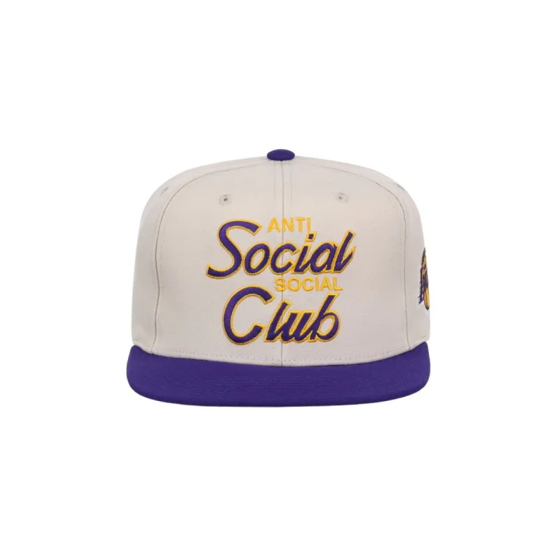 ASSC x Mitchell & Ness Los Angeles Lakers NBA Snapback sold by Anti Social Social Club