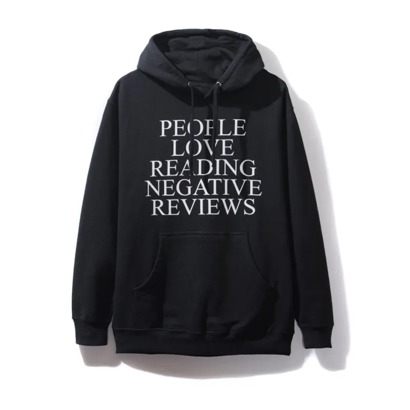 Yelp Black Hoodie made by Anti Social Social Club