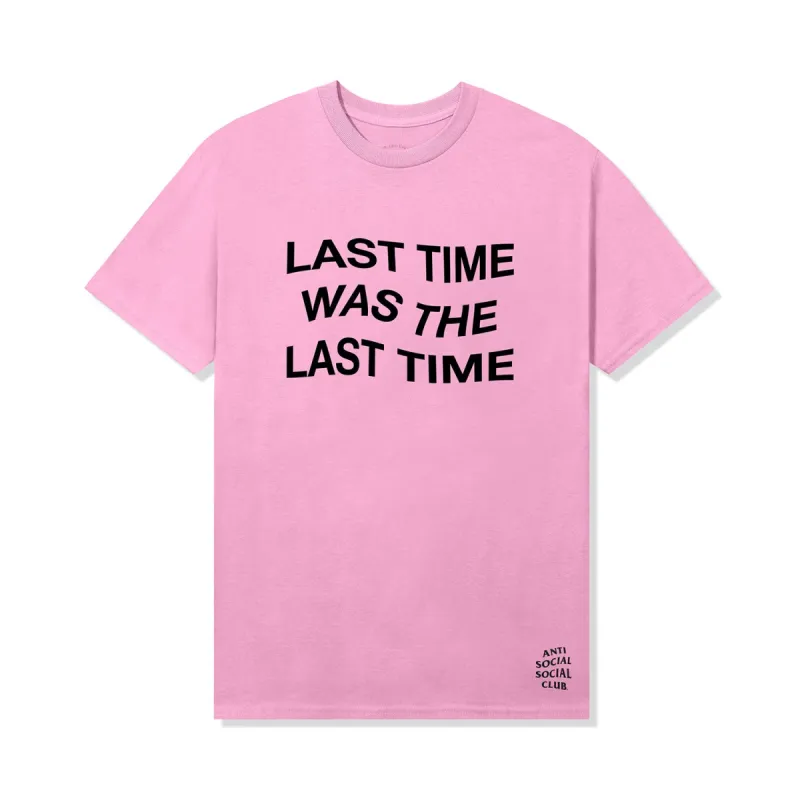 Last Time Was The Last Time Macro Tee - Candy Pink sold by Anti Social Social Club