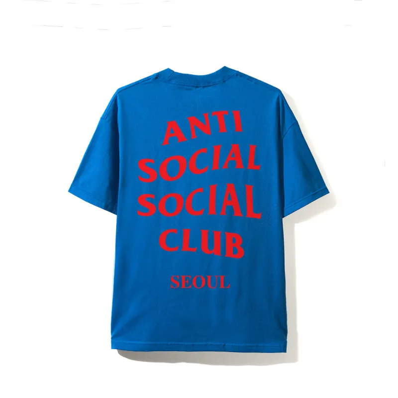 Seoul Blue Tee sold by Anti Social Social Club