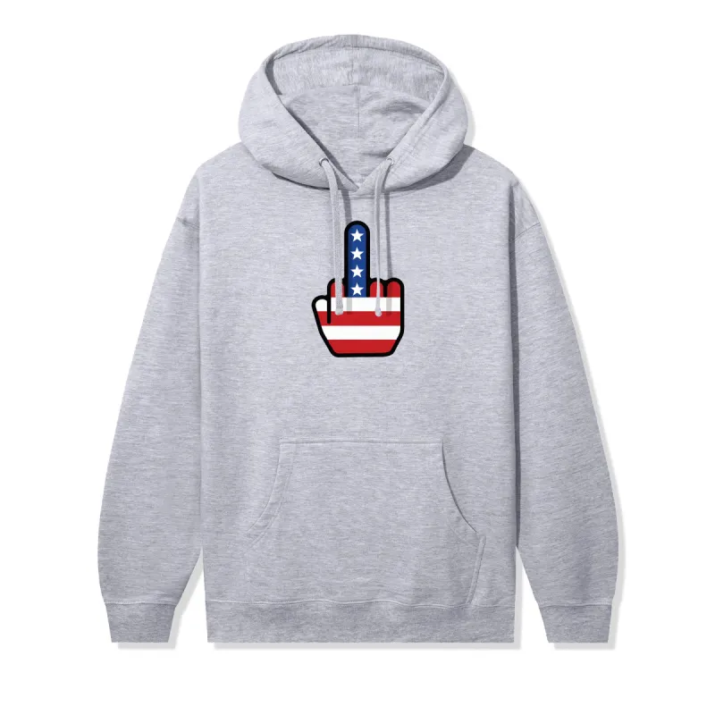 Deuces Hoodie - Grey Heather sold by Anti Social Social Club