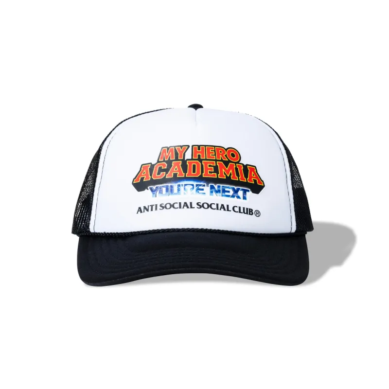 Academy Trucker Hat - Black/White sold by Anti Social Social Club