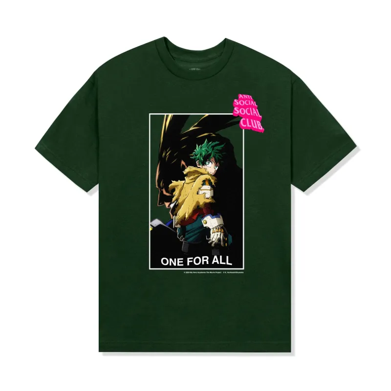 One For All Tee - Forest Green sold by Anti Social Social Club