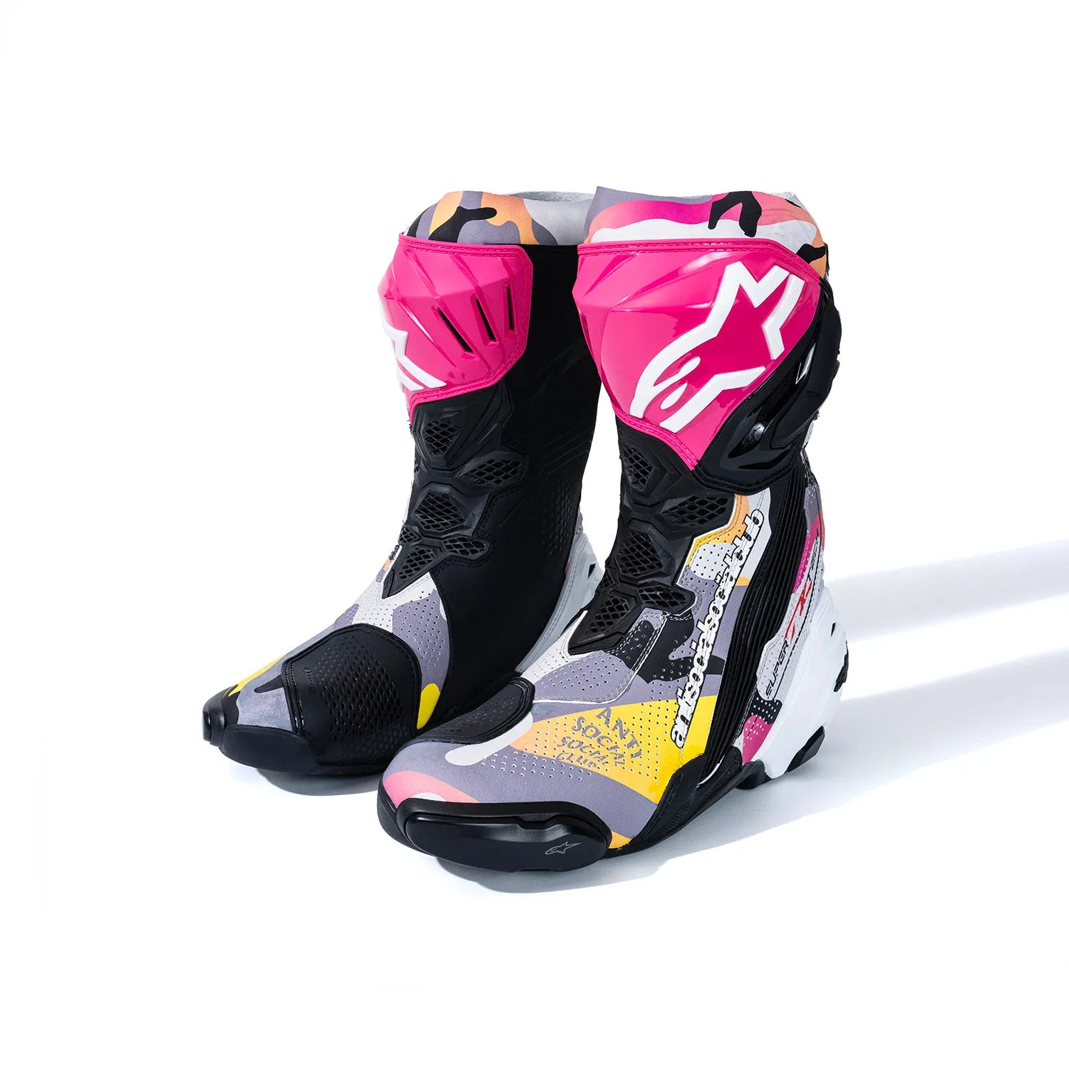ASSC x Alpinestars Supertech R Boots sold by Anti Social Social Club