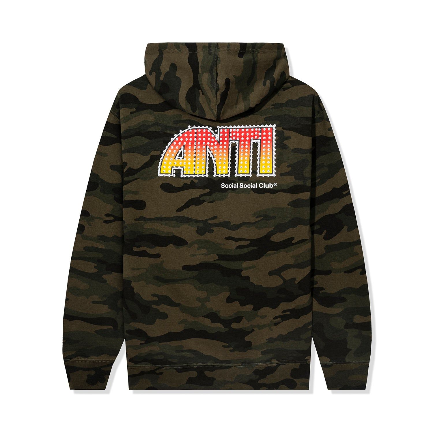 Sunsets and Car Crashes Camo Hoodie sold by Anti Social Social Club