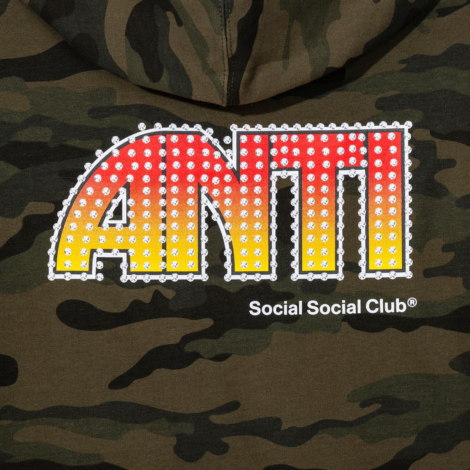 Sunsets and Car Crashes Camo Hoodie sold by Anti Social Social Club product image thumbnail 2