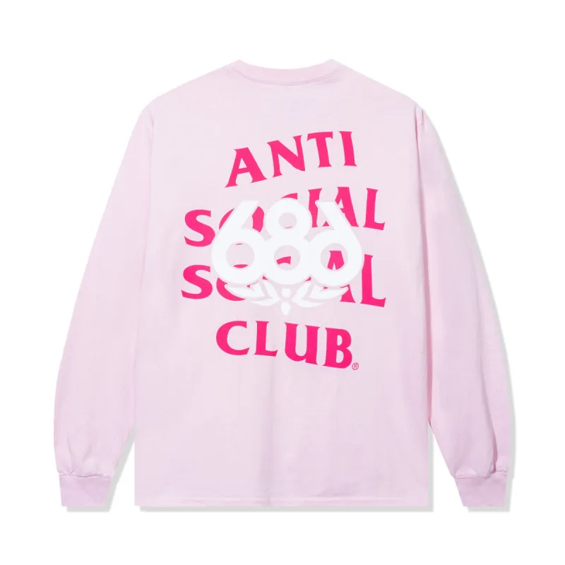 ASSC x 686 All-Mountain L/S Tee - Light Pink sold by Anti Social Social Club