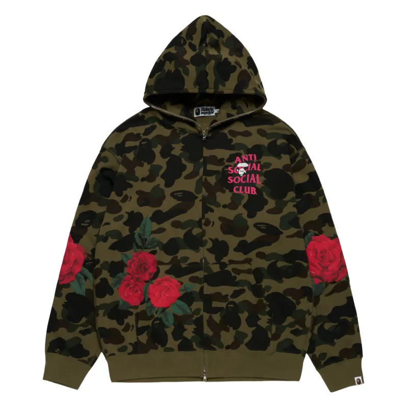 BAPE X ASSC FULL ZIP HOODIE M sold by Anti Social Social Club