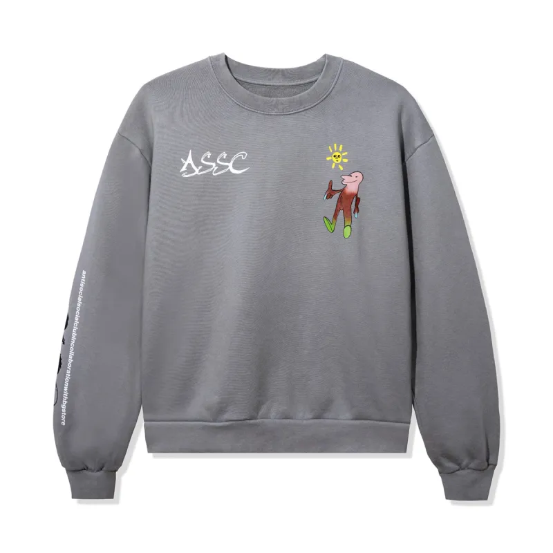 ASSC x Bryant Giles Crewneck - Grey made by Anti Social Social Club