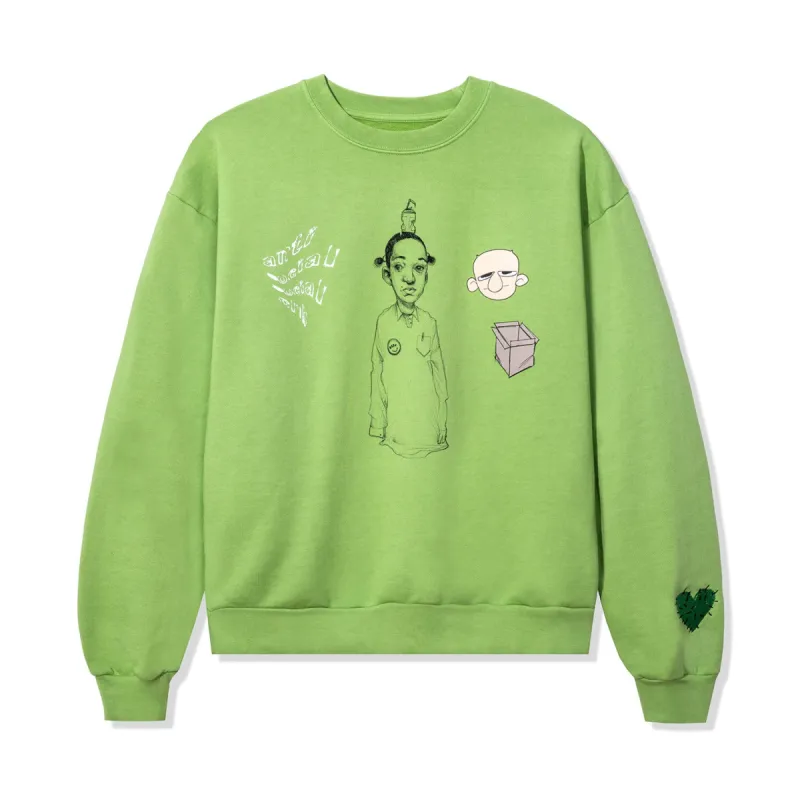ASSC x Bryant Giles Crewneck - Grass Green made by Anti Social Social Club