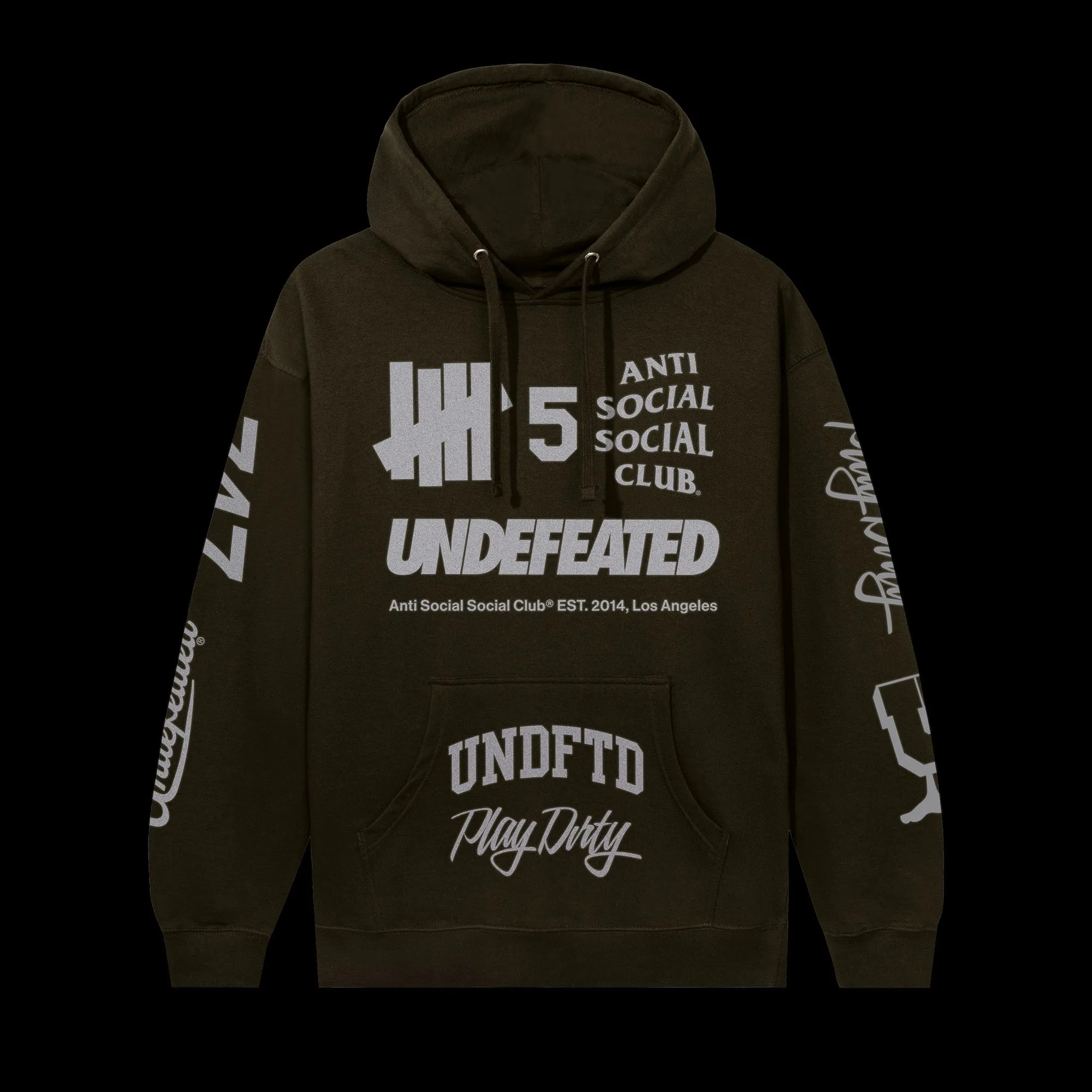 ASSC x Undefeated Schizophrenia Reflective Hoodie sold by Anti Social Social Club product image thumbnail 2