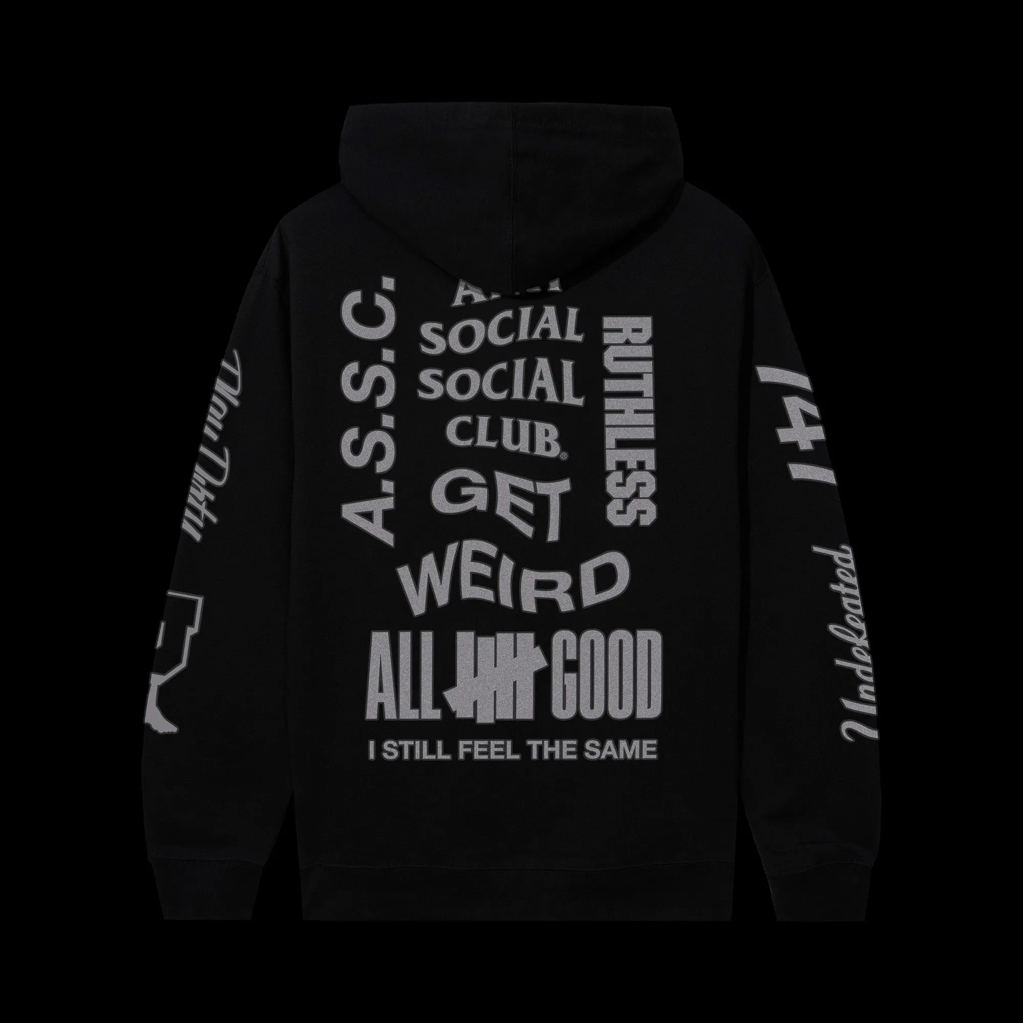 ASSC x Undefeated Schizophrenia Reflective Hoodie sold by Anti Social Social Club product image thumbnail 5