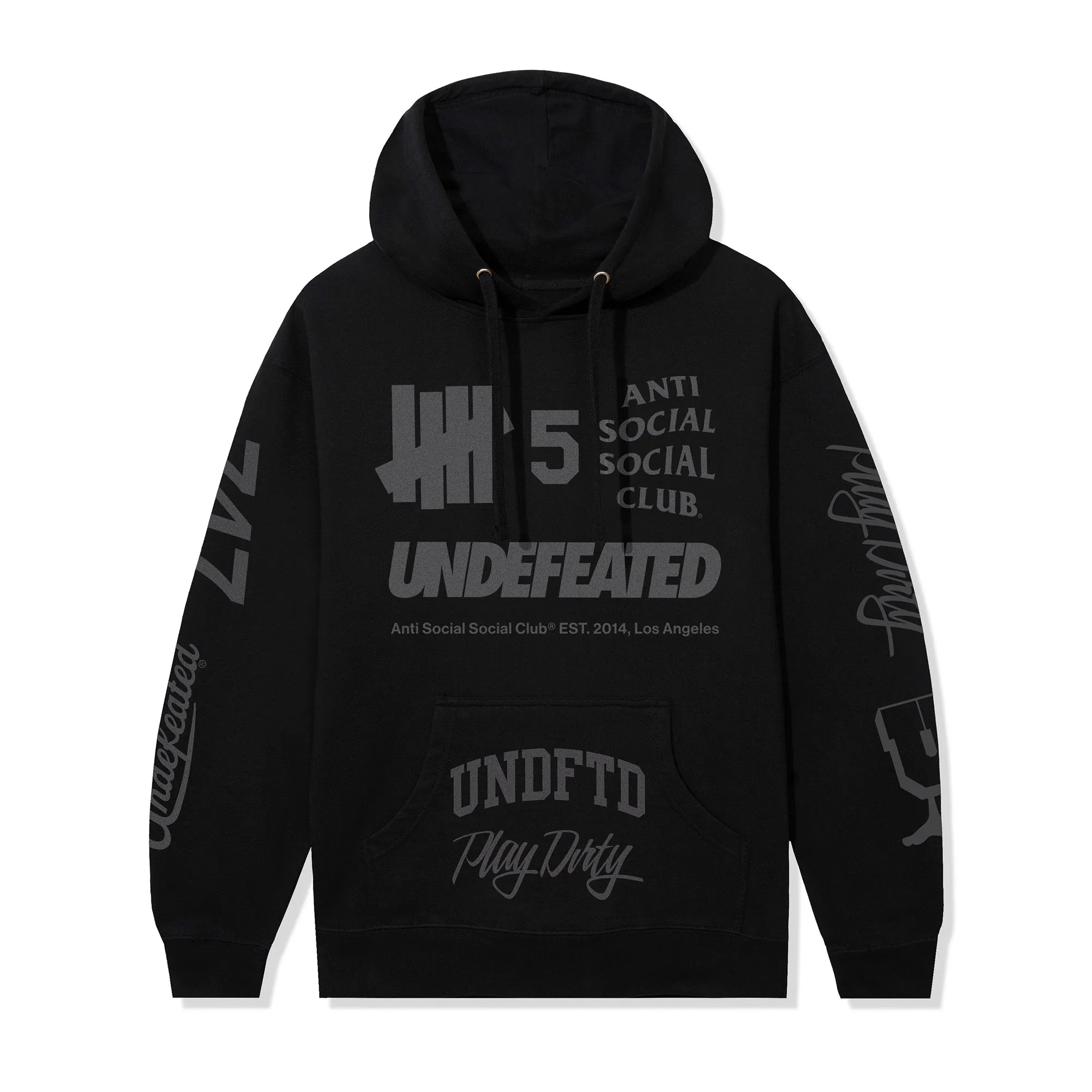 ASSC x Undefeated Schizophrenia Reflective Hoodie sold by Anti Social Social Club