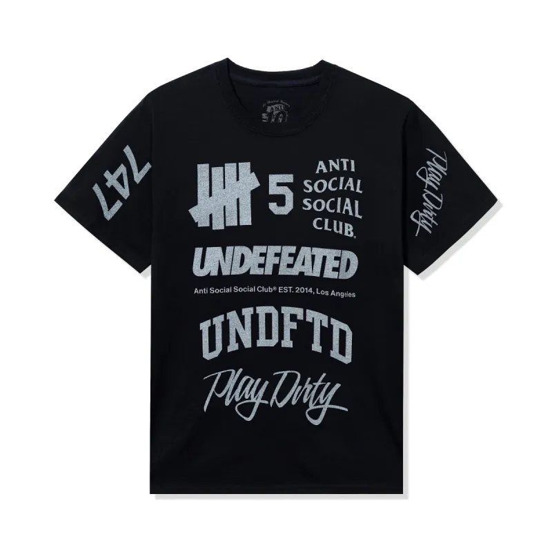ASSC x Undefeated Schizophrenia Reflective Tee sold by Anti Social Social Club