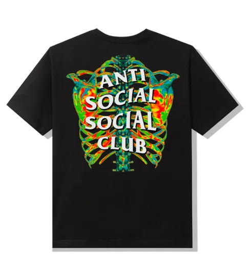 Blow To The Chest Tee - Black sold by Anti Social Social Club