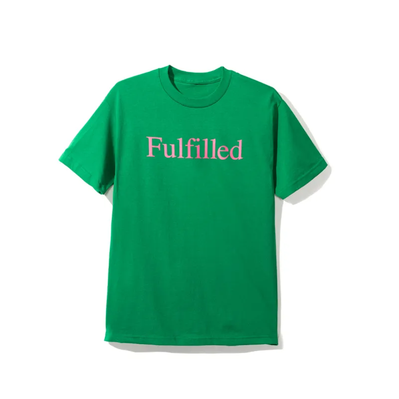 Fulfilled Green Tee sold by Anti Social Social Club