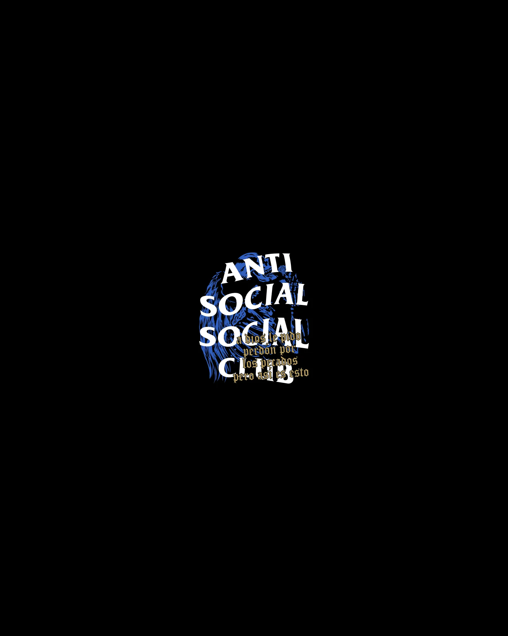 El Azul Tee sold by Anti Social Social Club product image thumbnail 3