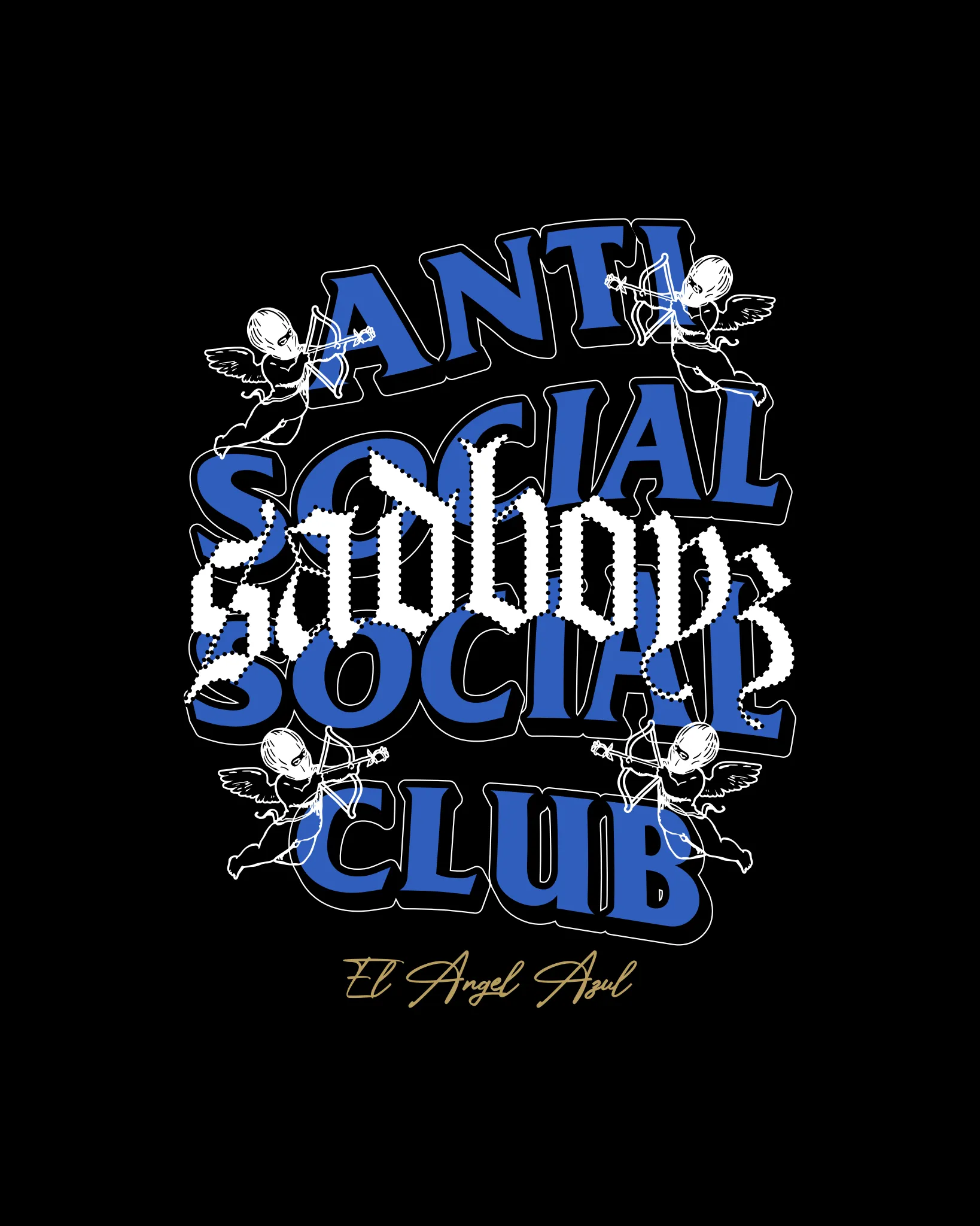 El Azul Tee sold by Anti Social Social Club product image thumbnail 4