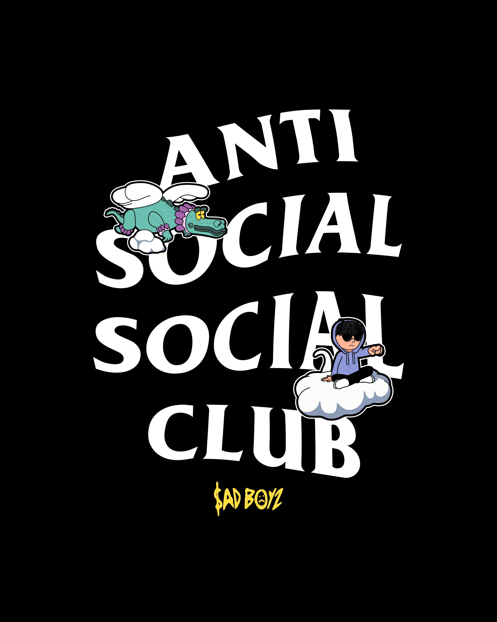 Musica Tee sold by Anti Social Social Club product image thumbnail 3