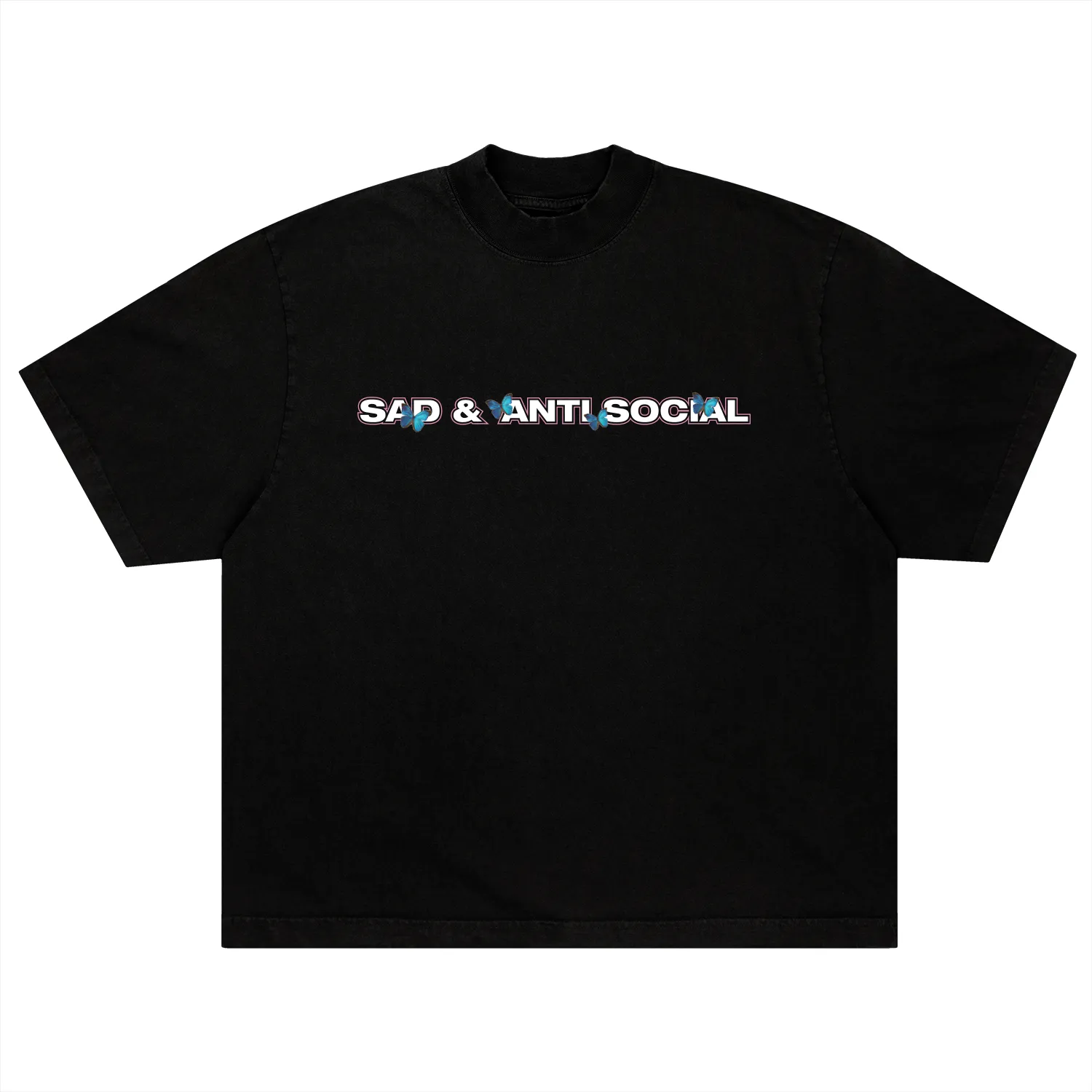 Sad and Anti Social Tee sold by Anti Social Social Club product image thumbnail 2