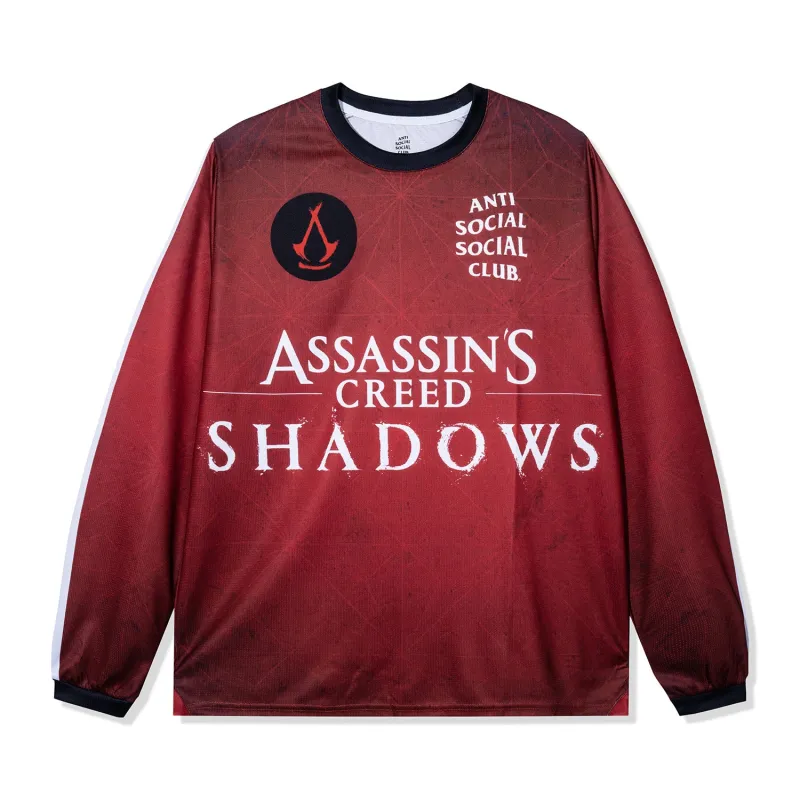 ASSC x Assassin's Creed Shadows Football Jersey - Red sold by Anti Social Social Club