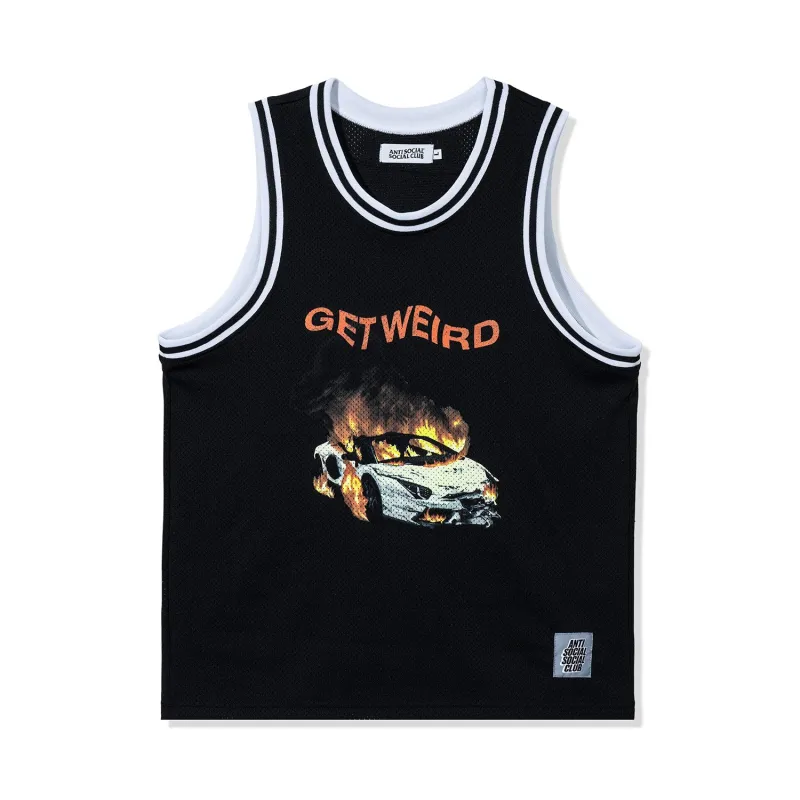 Burnout Basketball Jersey made by Anti Social Social Club