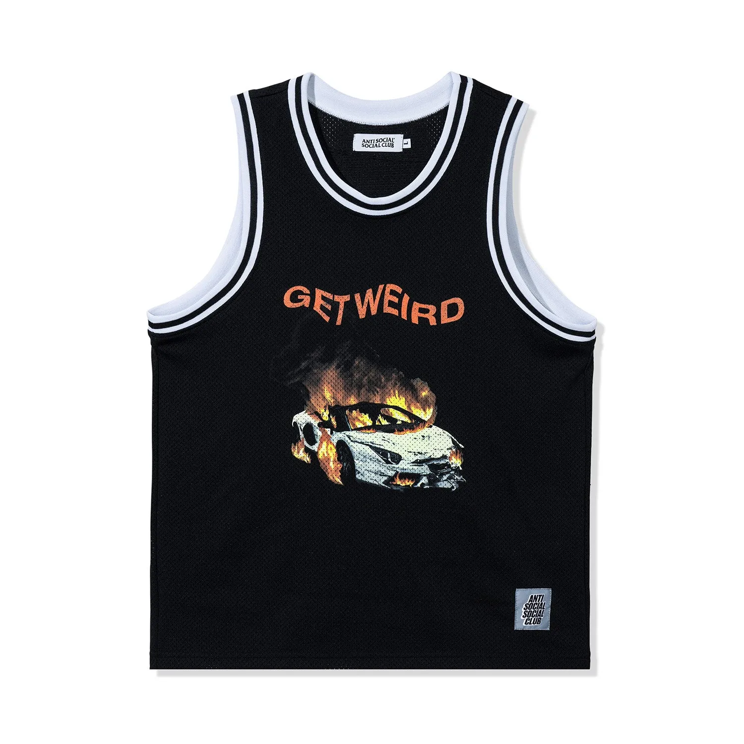 Burnout Basketball Jersey sold by Anti Social Social Club