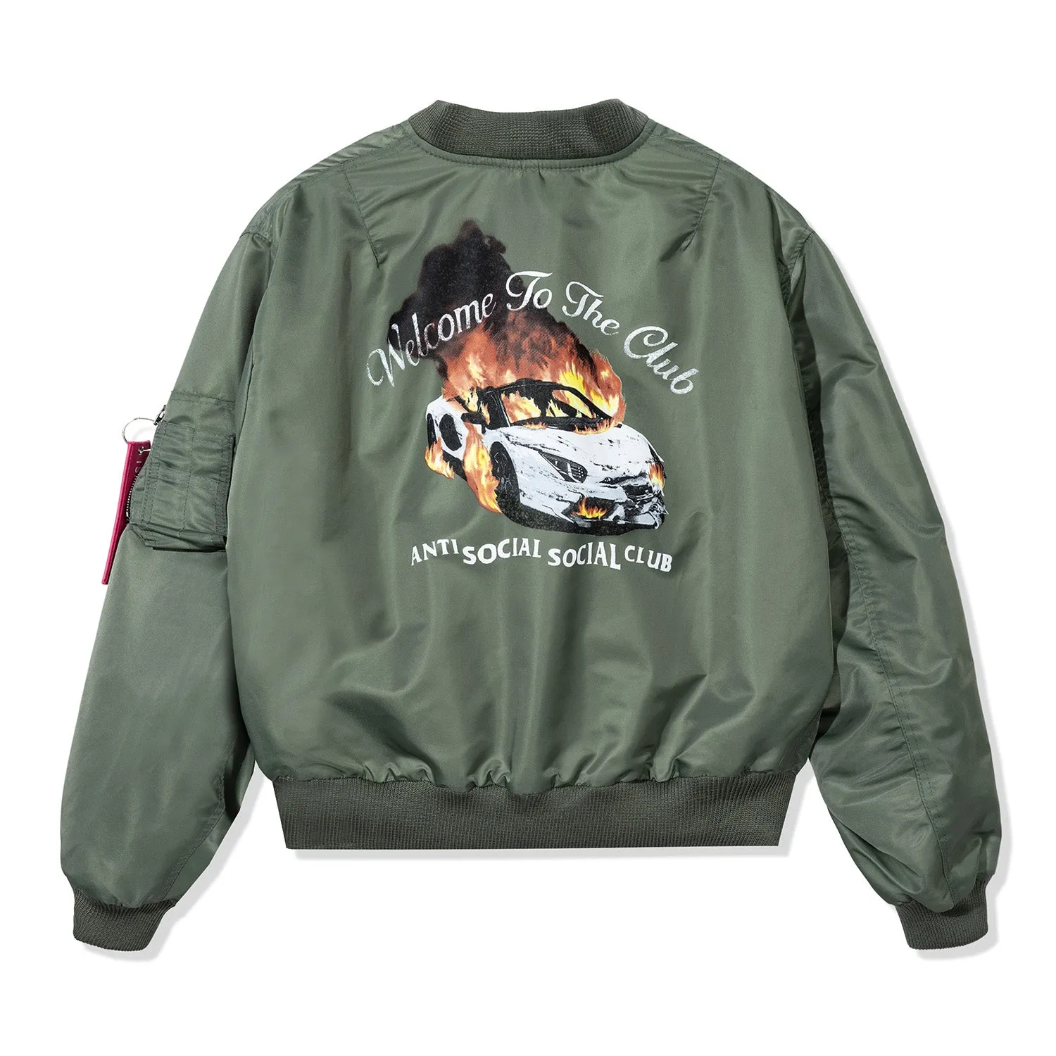 Welcome To The Club MA-1 Jacket sold by Anti Social Social Club product image thumbnail 4